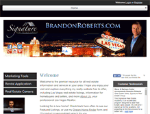 Tablet Screenshot of brandonroberts.com